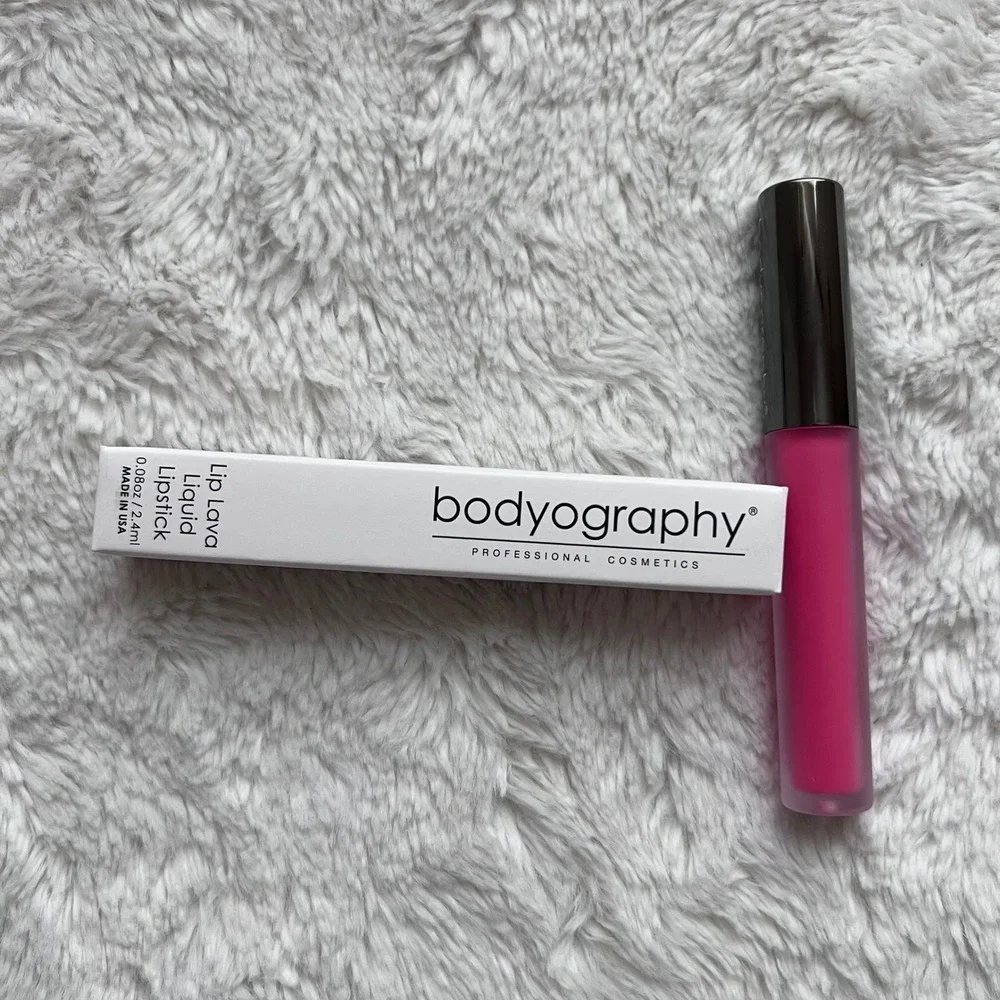 Bodyography Lip Lava Liquid Lipstick Free Spirit 9623 Pink Matte 0.08oz NIB